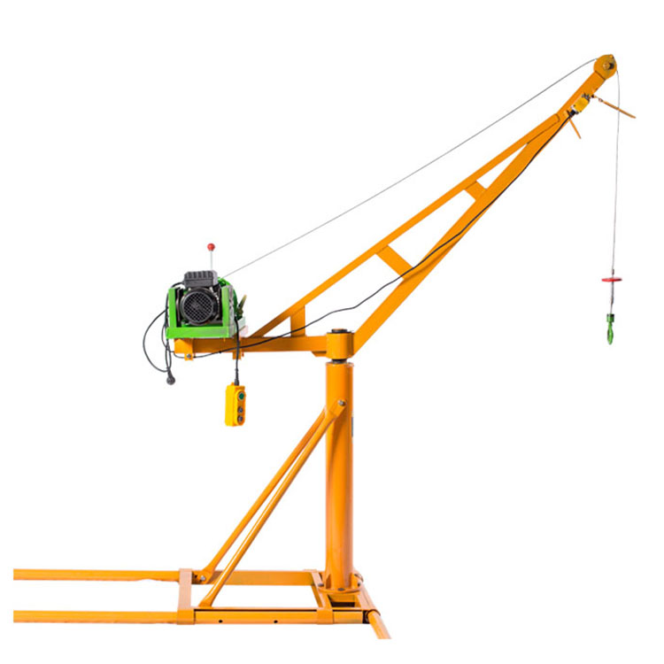 Простой строительный кран грузоподъемностью 400 кг